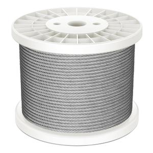 WAYSKA 350FT 3/16" 304 Stainless Steel Cable, Heavy Duty 7x19 Strands Wire Rope 3700lbs Load for Deck Railing, Zip Lines, Clotheslines and DIY Balustrades, 2 Pcs
