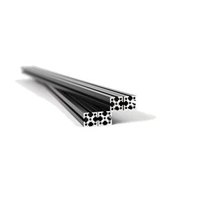 XL Black Anodized Beams 500x15x15mm (103194) 4 Pieces