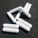 Magnetic Stirrer Stir Bar PTFE Magnetic Mixer Stir Bars (8X35mm, Cylinder Shape, 10PCS)