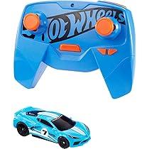 Hot Wheels RC Toy Car, Remote-Control Lamborghini Revuelto in 1:64 Scale, Recharge with USB Cable, Races & Stunts On- and Off-Track with Turbo Boost
