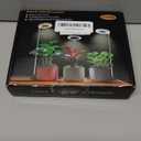 Grow Lights for Indoor Plants,Full Spectrum Plant Lights for Indoor Growing with 3/9/12H Timer, 3 Color Modes, 10 Brightness, 6.5"-26" Height Adjustable Small Grow Light, 2 Pack(3.4in)