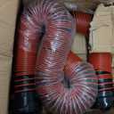 10FT RV Sewer Hose Extension, EXTREME Heavy Duty 24 Mil TPE Material for Abrasion Resistance and Crush Protection, Camper Sewer Extension Hose with Caps, Red