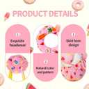 2 x Porch Goose Outfits Swimsuit – Hawaiian Pink Bikini with Floatie for 23 Inch Porch Goose Summer Outfits, Outdoor Garden & Lawn Yard Decor