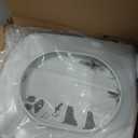 Duravit DuraStyle Toilet Seat 14 1/8" x 17 ", with Slow Close, Removable Seat, Stainless Steel Hinges, White High Gloss - 0063790000
