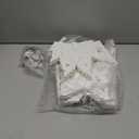 Mudder 10 Pcs Snowflake Paper Lantern Paper Star Lantern with 14 LED Light Paper Lamp Frozen Party Hanging Decoration for Christmas Weddings New Year Birthday Holiday Celebration, White