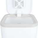 Rice Storage Container, 50 Lb Capacity, Airtight Food Box with Lid, Stackable Design, ABS Material