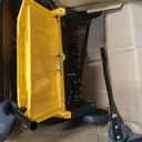40V 15" Brushless Cordless Electric Dethatcher and Scarifier Compatible with Dewalt 20V Battery(Tool Only), w/12Gal Thatch Collection Bag, 5-Depth Adjustment, Quick-Fold, Walk Behind for Lawn Care
