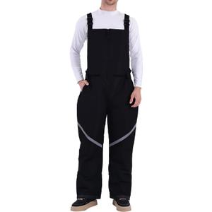 Mens Bib Snow Pants Men Ski Bib Insulated Snow Bib Overalls Windproof Waterproof Ski Pants (XX-Large)