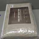 Wondnuga Luxury Soft Velvet Quilt Set Full Queen Size - Lightweight Velvet Bedding Set for All Season, Oversized Bedspread Coverlet Comforter Set with 2 Pillow Shams, Beige Brown, Checkered