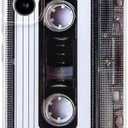 Case for Galaxy S22 Shockproof Scratchproof with TPU Soft Bumper Retro Cassette Tape Case Compatible with Samsung Galaxy S22