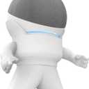 Splin Alexa Smart Speaker Echo Dot 4th or 5th Gen Desktop Stand Stand - Amazon- Mr. Bill (White)