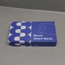 Heated Sleep Mask with Bluetooth Headphones, Cordless Rechargeable Heating Eye Mask with Adjustable Heart Timer Music, Washable Sleeping Mask with Bluetooth Headphones for Dry Eyes (Blue)