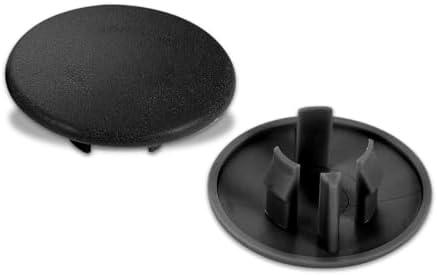 RGOAANC 2PCS Armrest Cover Cap, Replaces 15279689 Left or Right Rear Bucket Seats Arm Rest Handle Trim Bolt, Car Accessories Seat Parts Repacement for 07-19 Chevy Tahoe Escalade (Black)