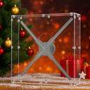 3D Hologram Fan Cover Clear Acrylic Enclosure For 70 cm And Smaller Fans Dustproof Scratch Resistant Easy Install Pre Drilled Holes Hardware Included For Retail Store Trade Show Cover Only