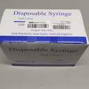 2.5ml/cc 25 Gauge 1 inch Syringes for Scientific Labs, Industrial Adhesives, Refilling Inks, Individually Package,100 Pack