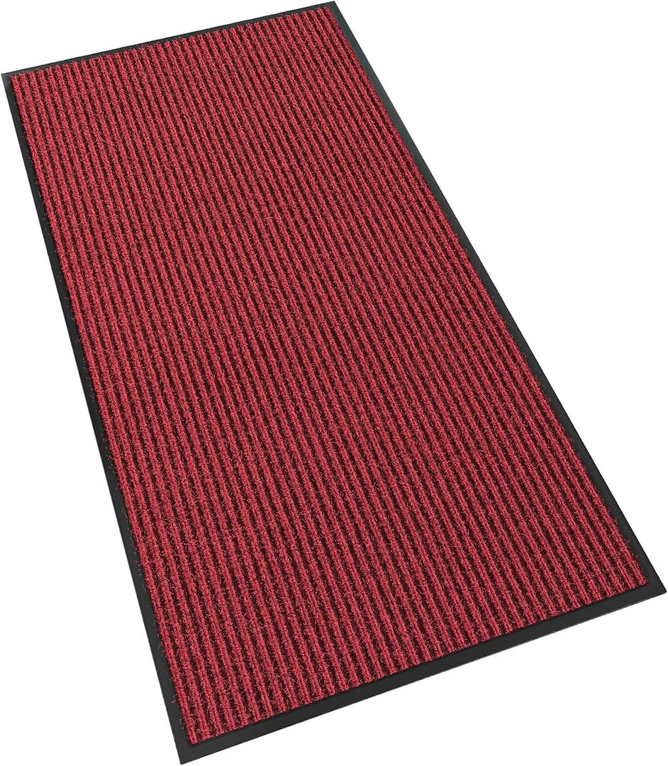Front Door Mat, 48" x 24" Heavy Duty Indoor Outdoor Doormat