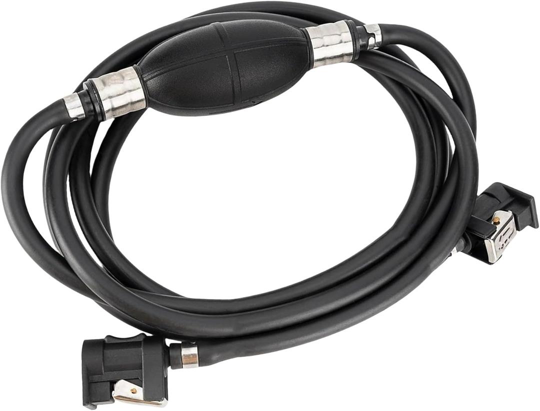 8MM Outboard Fuel Line Hose for Yamaha Boat Motor 5/16 Inch with Connector and Primer Bulb 6.5 FT Replace 6Y1-24306-55 61J-24306-04