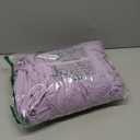 Amazon Basics Lightweight Super Soft Easy Care Microfiber 4 Piece Bedsheets Set with 14-Inch Deep Pockets, Queen, Frosted Lavender, Solid