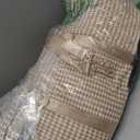 Dog Car Seat for Small Dogs,Center Console Seat for Puppy,Anti-Collapse Pet Car Seat with Soft Cushion Safety Belt, Portable Car Armrest Seat for Dog & Cat Under 15 lbs (Grid-Brown)