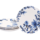 Bico International Ceramic Scalloped Salad Plates, 8.75 inch, Set of 3