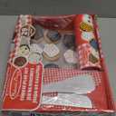 Melissa & Doug Slice and Bake Cookies Wooden Play Food Set with Toppings Pretend Cookies and Baking Sheet, Wooden Play Food Set, Toy Baking for Kids Ages 3+