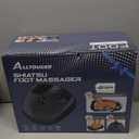 Shiatsu Foot Massager with Heat,Vibration,Air Compression and Deep Kneading for Plantar Fasciitis, Neuropathy,Improve Foot Wellness,Gifts for Women & MenBlack