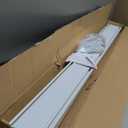 Double Curtain Track Ceiling Mount Rod, Heavy Duty Aluminum Track Set for Curtains, Silent Sliding Double Rail System for Drapes Living Room Bedroom Room Divider (White,3.3m(10.8ft))