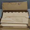 Kids Bookshelf Storage 3-Tier, Book Case for Kids Rooms, Scalloped Wooden Montessori Bookcase for Toddlers & Baby, Small Nursery & Classroom Book Shelves, Solid Wood Organizer