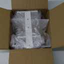 Invisible Floating Bookshelves for Wall, 6 Tier Vertical Spine Book Tower, Heavy Duty Floating Book Shelves Metal Book Organizers for Home Office, Pack of 3(White)