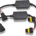 2 Pcs LED Canbus Error Free Anti Flickering Resistor Decoder, 9005/HB3/9006/HB4/9012 LED Decoder for LED Headlight Warning Canceller Capacitors Resistor