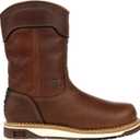 Georgia Boot Men's AMP LT Wedge Waterproof Pull On Work Boots (9, Brown)