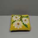 Peking Handicraft 30JES1592C10SQ Daisy Hook Pillow, 10-inch Square, Wool and Cotton
