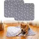 2 Pack Puppy Pads with Pheromones,Washable Puppy Pads for Dogs,Leak-Proof & Anti-Slip,Reusable Absorbent Dog Training Pad for for Playpen,Whelping Box,Potty Training (27.6"  31.5")