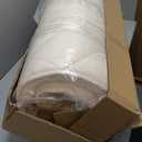 Aircliff Japanese Floor Futon Mattress, Roll Up Tatami Mat, Sleeping Pad, Shikibuton, CertiPUR-US Certified Foam Floor Bed Mattress for Sleeping, Dormitory, Guest Bed, Designed in Japan(White, Full) (Full (80"L x 54"W x 2.5"Th))