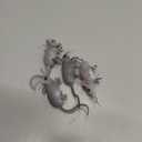Toddmomy 5Pcs Halloween Fake Mice Realistic Mouse Model Terror Fake Rat Small Mouse Figurines for Joke Prank, Halloween Party Decoration