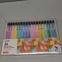 Grabie Erasable Gel Pens, 36 Colors Erasable Pens, Make Mistakes Disappear Colored Pens, Assorted Color Inks for Drawing Writing Planner,Gel Pens for Coloring, Set of 36