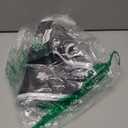 HOHOTIME Burlap Christmas Tree Skirt, 30 Inch Black Tree Skirt with White Snowflakes and Merry Christmas Words, for Xmas Holiday Home Decoration