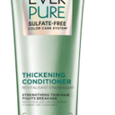 L'Oreal Paris Thickening Sulfate Free Conditioner, Thickens + Strengthens Thin, Fragile Hair, EverPure