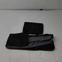 EliteCover 36 inch 600D Heavy Duty Outdoor Fire Pit Cover Round with Waterproof,UV & Fade Resistant, Firepit Covers Round (Black)