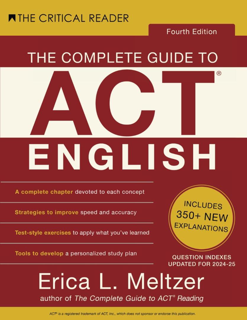 The Complete Guide to ACT English, Fourth Edition - Paperback