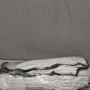 Extra Wide Pinch Pleat Curtains 84 Inches Long for Patio Sliding Glass Door Ivory Linen 60 Inch Wide Curtain Memory Trained Pleated Drapes with Hooks Rings Semi Sheer 60x84 Curtain for Large Window (Beige White)