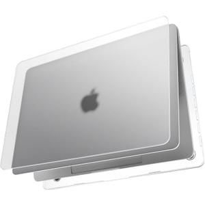 Seorsok Compatible with MacBook Air 13 Inch Case 2022-2018 Release A1932 A2179 M1 A2337 Touch ID,[100% Match Official Color] [Ultra Thin Armor] Protective Hard Shell Case&Keyboard Cover,Matte Clear