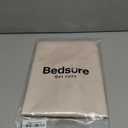 Bedsure Satin Pillowcases, Similar to Silk Pillow Cases Queen Size Set of 2, Cooling Pillow Case for Sleeping Women with Envelope Closure, Gifts for Women Men, Beige, 20x30 Inches, 2pcs