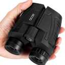 Occer 12x25 Compact Binoculars for Adults and Kids, Large Eyepiece Waterproof Binocular with Low Light Vision, High Powered Easy Focus Binoculars for Bird Watching, Outdoor Hunting, Travel, Sightseeing