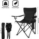 Damei century 4Pack Folding Camping Chairs-Lightweight, Installation-Free, Portable Chair for Beach, Lawn, Outdoor Sports
