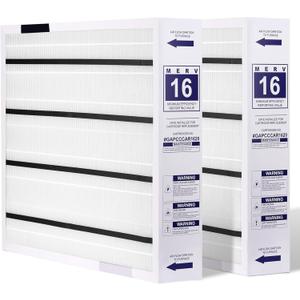 2 Pack GAPCCCAR1620 Replacement Filter, Compatible with Bryant GAPBBCAR1620, Carrier GAPCCCAR1620 GAPAAXCC1620 (16"x20"x3.5")