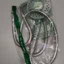 Sink Hose Shower Sprayer Attachment - Faucet Extension w/ 5 Adapters For Bathroom Bathtub, Kitchen Faucet, Utility Laundry Tub, Garden Hose Thread Spout For Delta, Moen, Kohler, American Standard (c-silver-big panel)