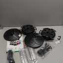 Birdream 2 Pack Bird Feeders for Outdoor Hanging, Assembly Required, 1Min Easy Setup, Charming Castle Design, Attracting Cardinals Chickadees Goldfinches & Sparrows  Black