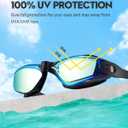 3 x Adult Swim Goggles 2 Pack No Leaking Goggles for Men Women Youth | Anti-Fog UV Protection Mirrored Swimming Glasses
