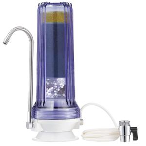 NU Aqua Countertop Water Filter System - 8 Stage Alkaline w/Faucet - Over the Counter Top Drinking Water Purifier Filtration & Dispenser for Kitchen Sink - 120-Day Trial - Filtros de Agua para Tomar
